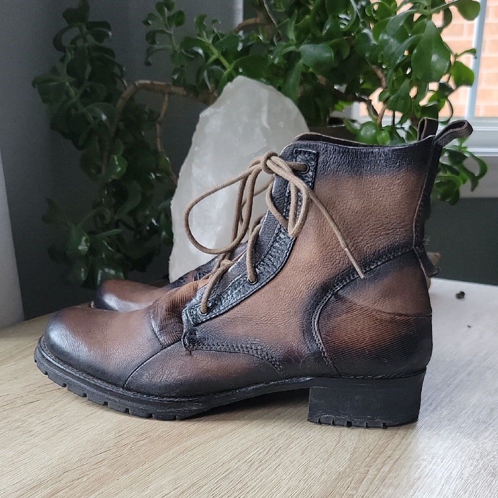 Bunker Lace Up Combat Boots